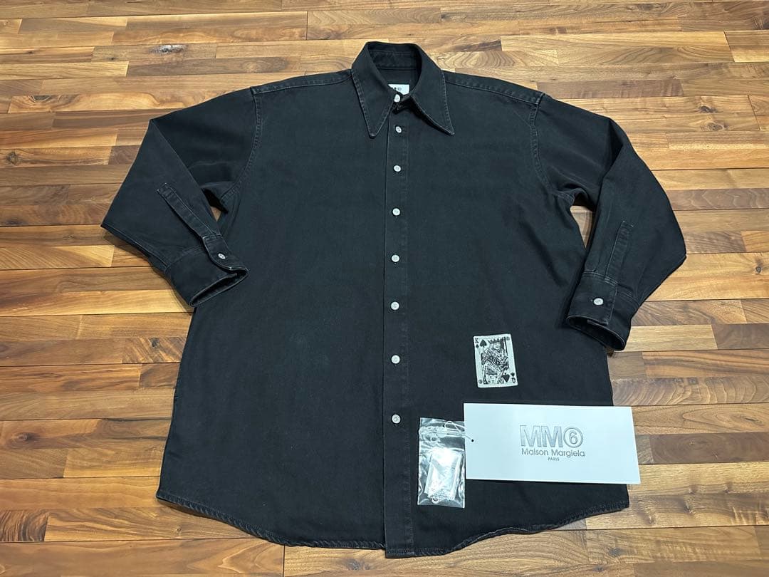 【美品】MM6 Maison Margiela オーバーサイズ デニムシャツ 中古・古着通販】Maison Margiela (メゾンマルジェラ) オーバーサイズ