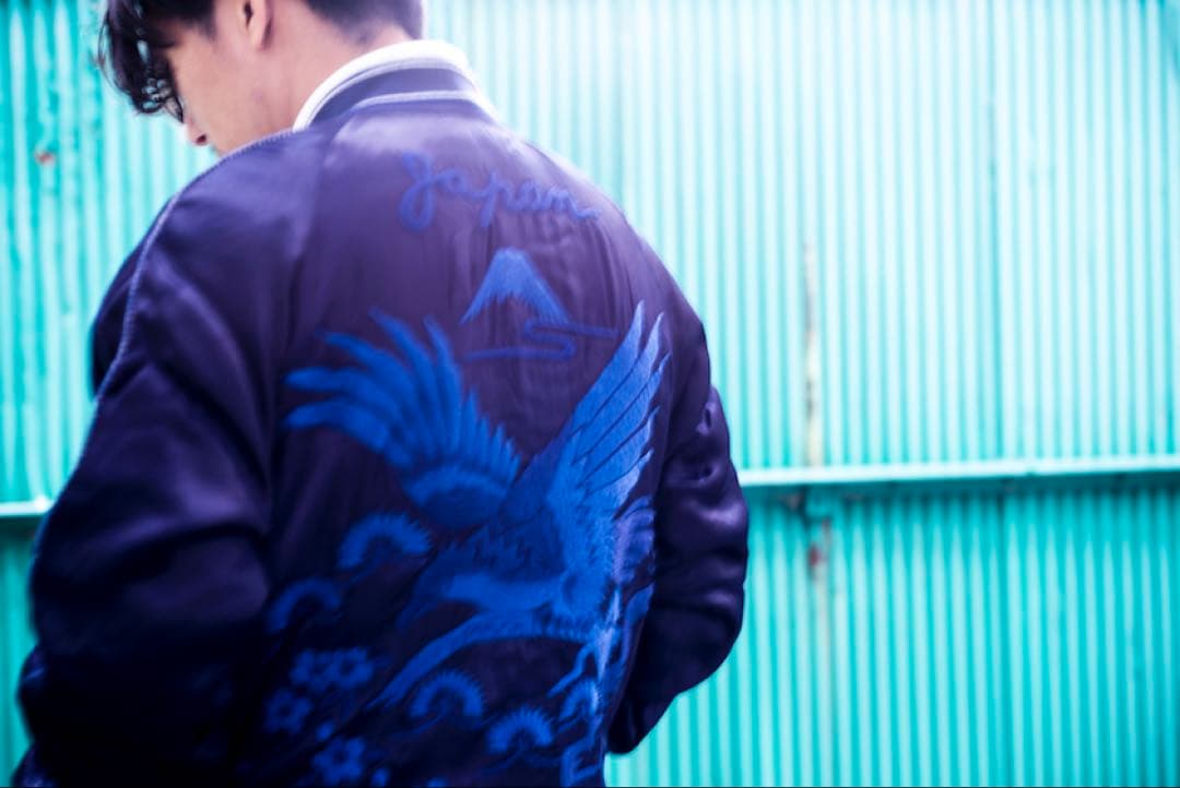 パオさん専用】BLUEBLUEJAPANタカトマツフジトサクラスカジャン