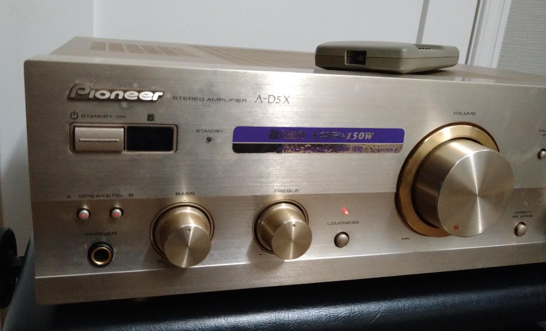 Pioneer A-D5X 高性能ステレオプリメインアンプ リモコン付