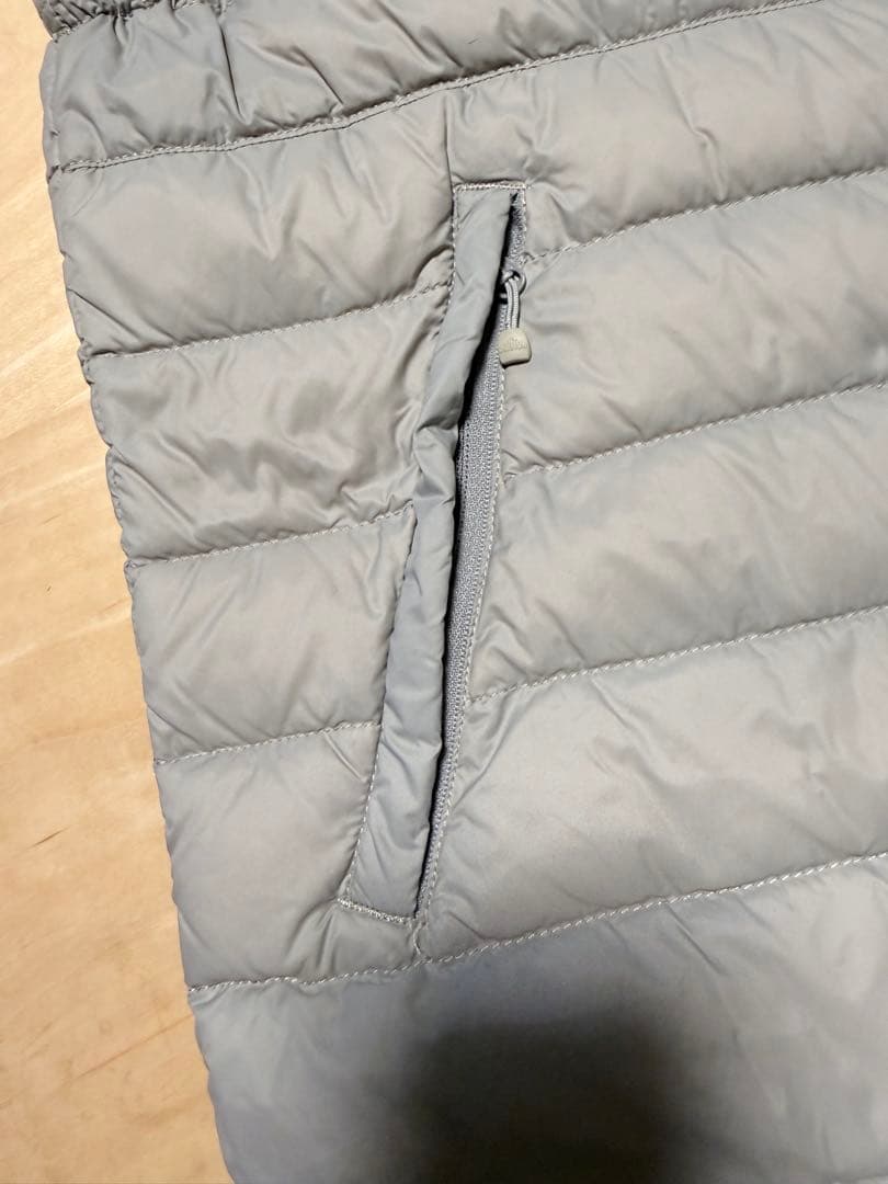 DANTON グレー キルティングダウンベスト 36