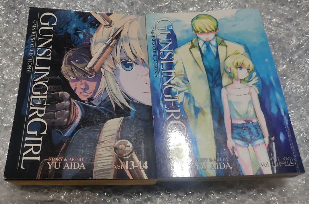 Gunslinger Girl Omnibus 5 6 英語版 絶版 Gunslinger Girl Omnibus 5 & 6 English Edition (Vol 11-14) Rare