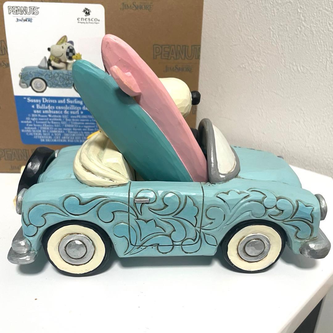 スヌーピー ウッドストック カーサーフィン フィギュア ジムショア 箱