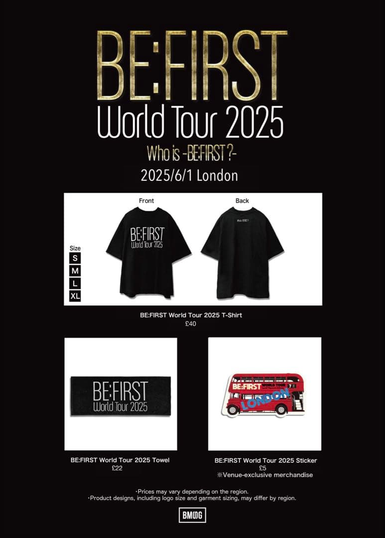 BE:FIRST ワールドツアー ロンドン ステッカー - メルカリ