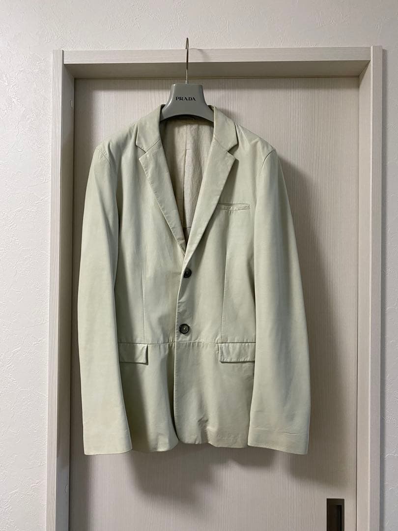 【定価50万円】 希少 ジルサンダー ラフシモンズ期 レザージャケット JIL SANDER by RAF SIMONS ジルサンダー ラフシモンズ期 レザー