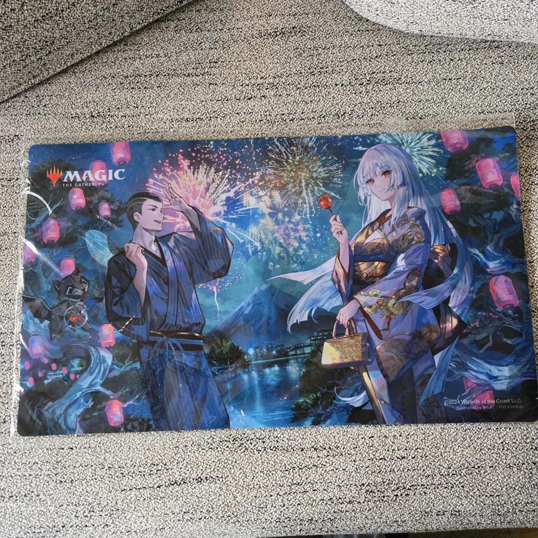 MTG 放浪皇 プレイマット プレイマット『放浪皇の夏祭り 』《-》【プレイマット】