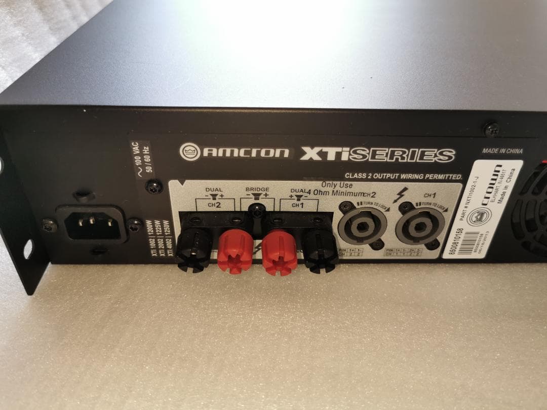 AMCRON XTi1002 パワーアンプ CROWN