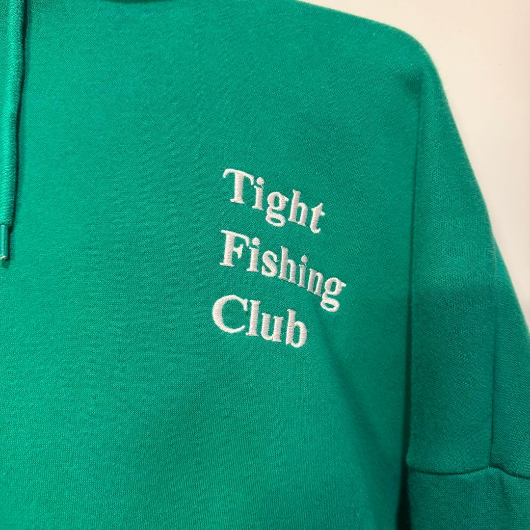 tightbooth chaos fishing club パーカー 緑 L - メルカリ