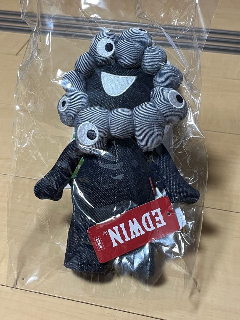 超レア‼️】黒ミャク× EDWINデニムぬいぐるみ・ミャクミャク大@大阪