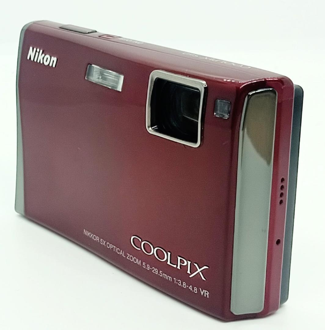 Nikon COOLPIX S60 赤 デジタルカメラ 充電器付き