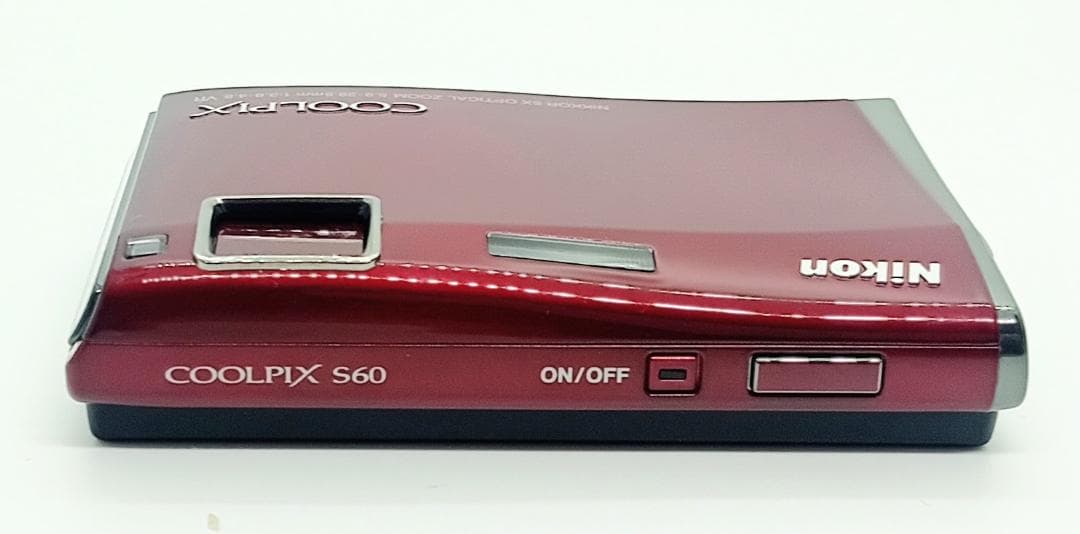 Nikon COOLPIX S60 赤 デジタルカメラ 充電器付き