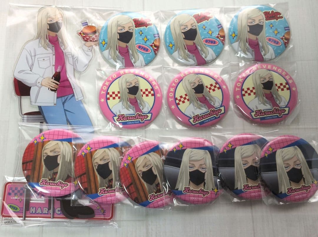 東京リベンジャーズ ハピネス缶バッジ Welcome dinner 三途春千夜