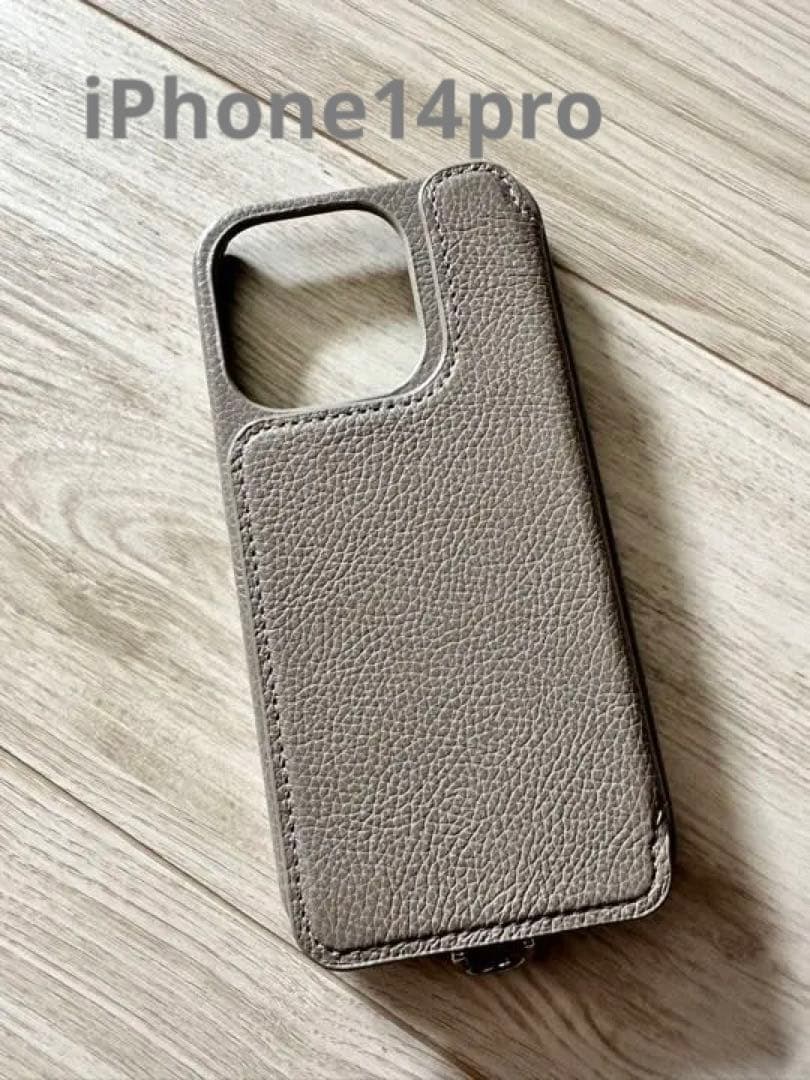 Demiurvo iPhone14pro POCHE FLAT 美品 楽天市場】【正規取扱店】DEMIU POCHE FLAT iPhone14Pro BEIGE 携帯
