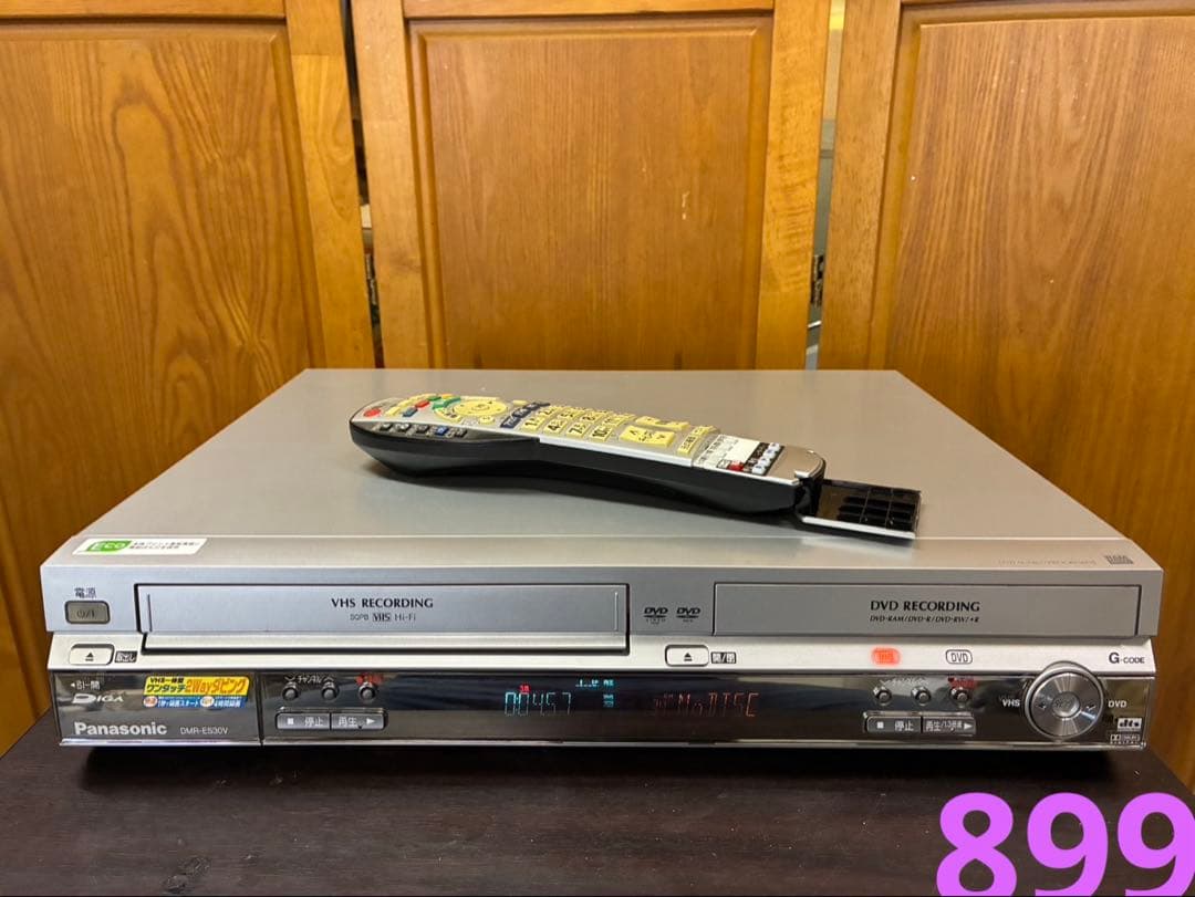 Panasonic VHS/DVDレコーダーDMR-ES30V ビデオ一体型 詳細情報 DVDレコーダー（VHSビデオ一体型） DMR-ES30V | ブルーレイ