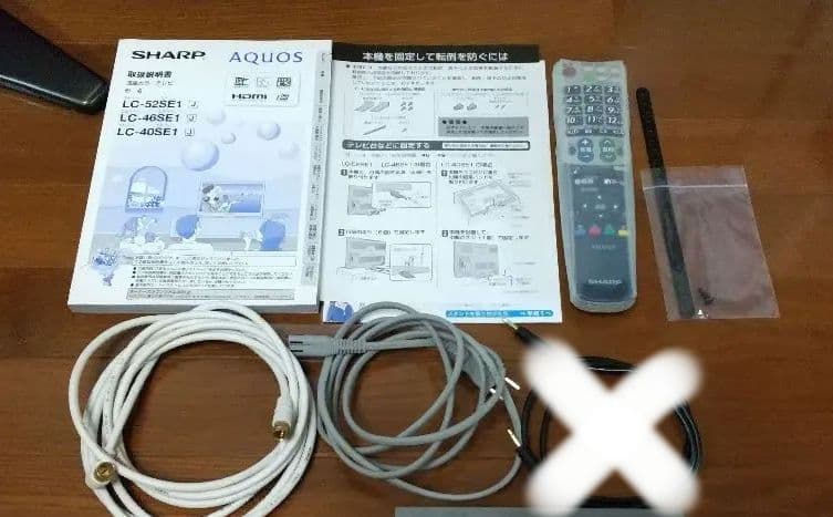 SHARP AQUOS LC-40SE1 40インチ 液晶テレビ　おまけ付き