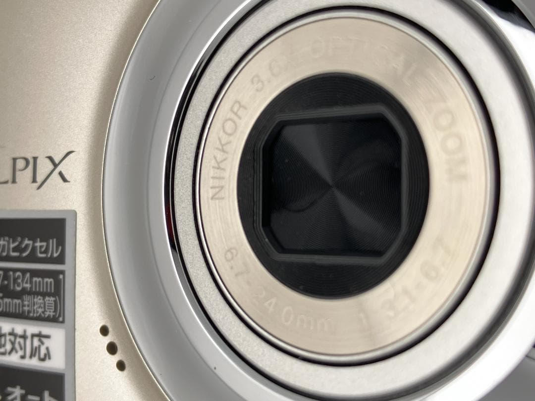 【極美品 動作確認済み】Nikon COOLPIX L22 コンパクトデジカメ