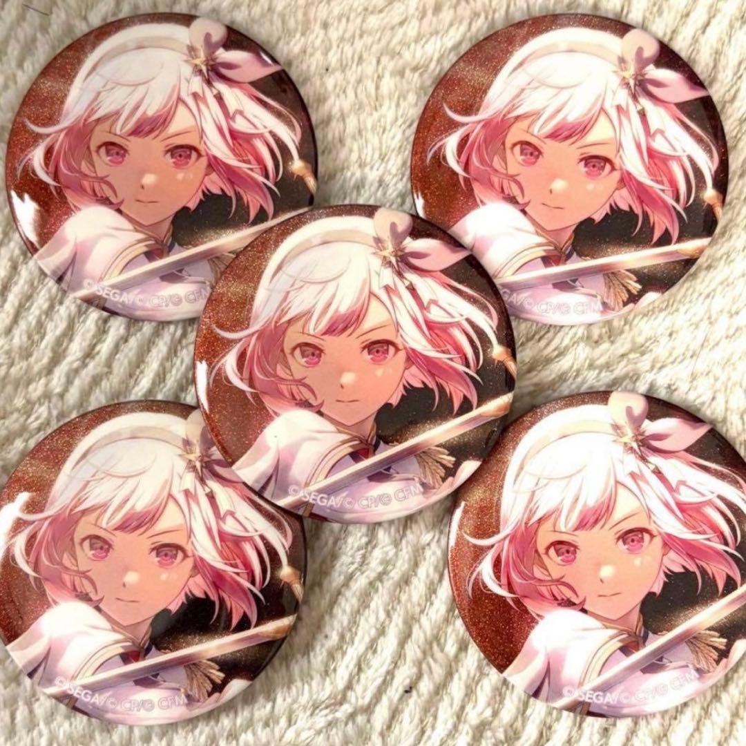 プロセカ プロジェクトセカイ グリ缶 グリッター缶バッジ 鳳えむ 48b