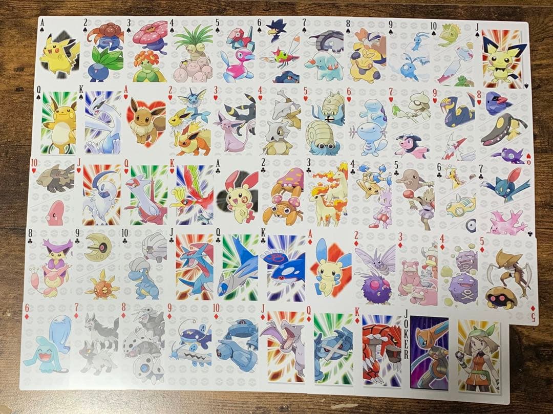 ポケモンセンター10周年記念 アニバーサリー トランプ シュリンク未