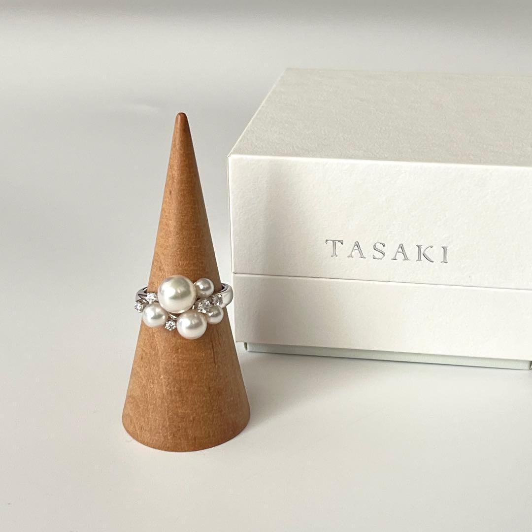 TASAKI 田崎真珠 パール ダイヤモンド リング TASAKI（タサキ） リング 田崎 パール 真珠 パライバトルマリン 0.87