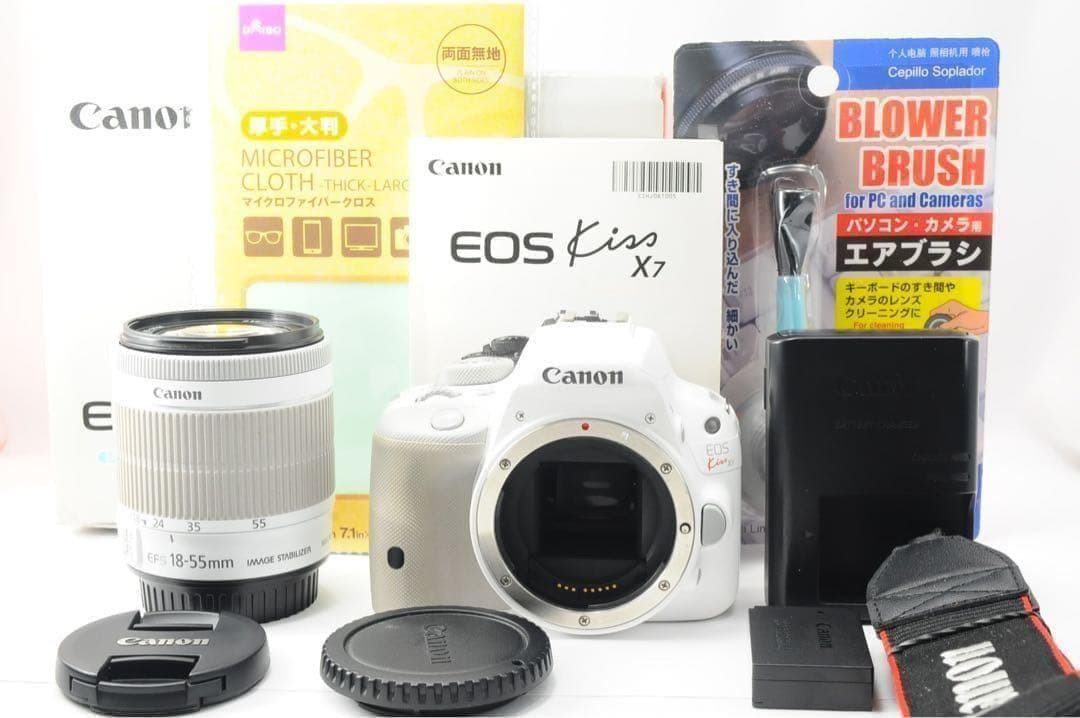 ❤️人気ホワイト❤️スマホ転送❤️Canon kiss X7