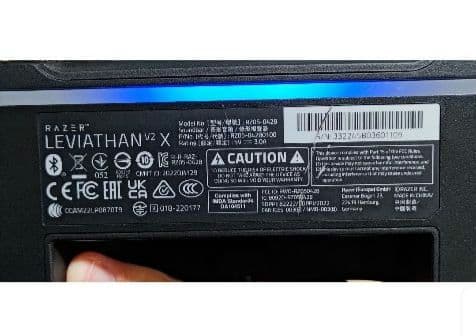 LEVIATHAN V2 X ワイヤレススピーカー 黒