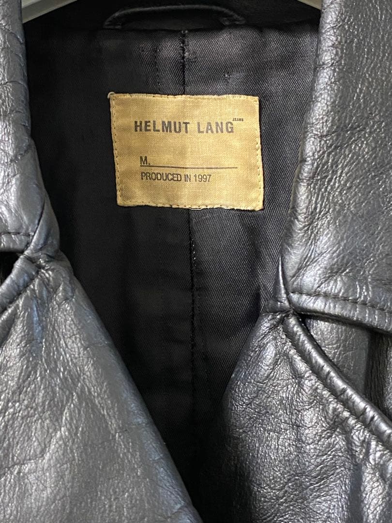 超希少】 ヘルムートラング 本人期 コレクションレザーコート 44