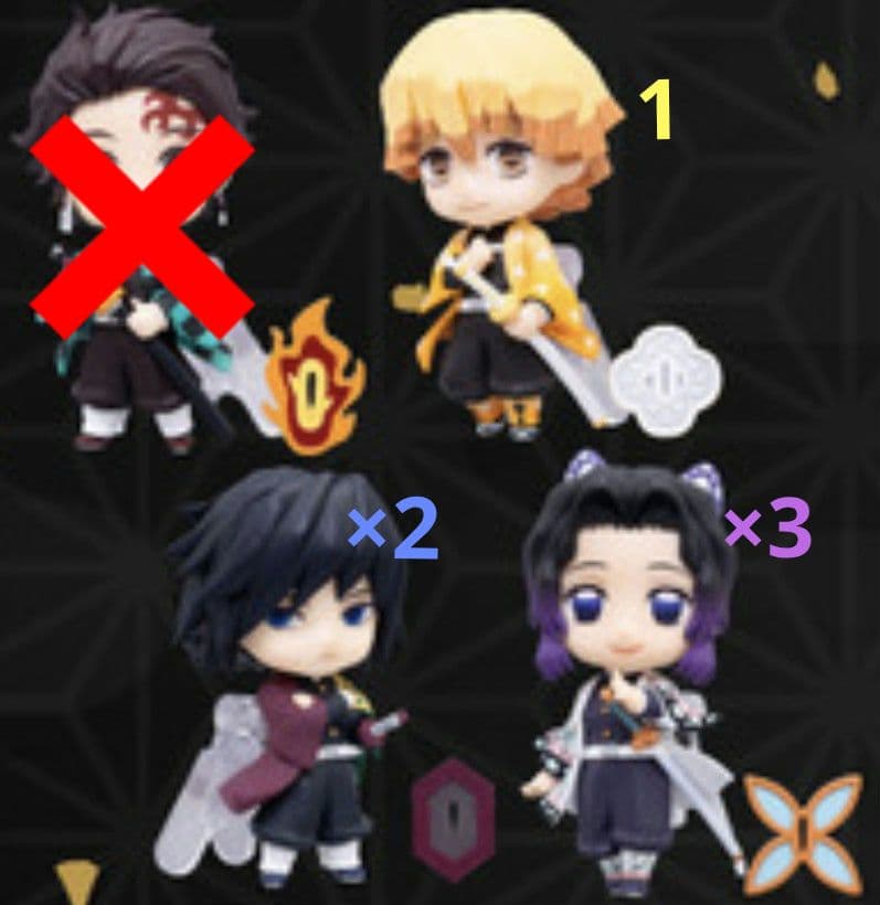 鬼滅の刃 アニプレックスオンラインくじ ねんどろいどさぷらいず 6個