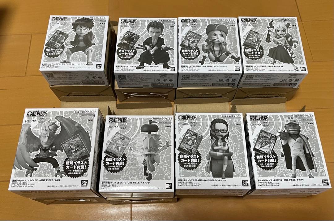 新品未開封レカフィグ ワンピース 6種コンプ ルフィ ゾロ マルコ