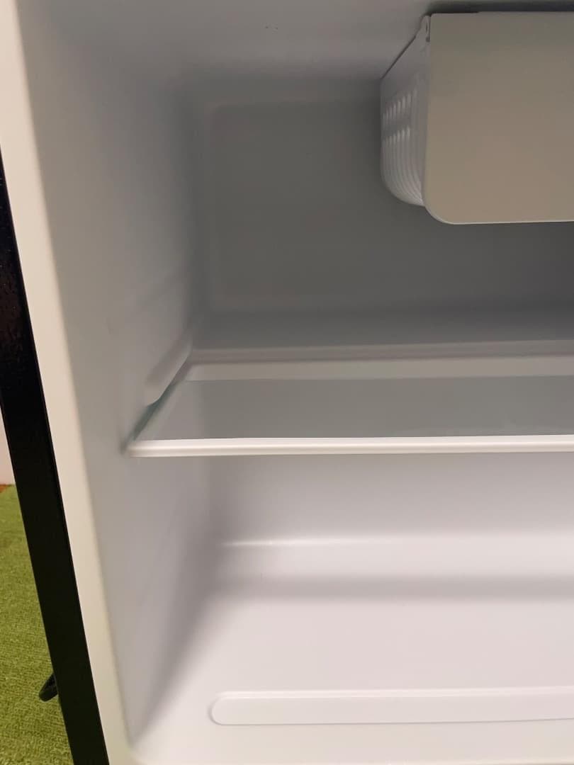 美品 冷蔵庫 2022年製 46Lブラック PRC-B051D-B