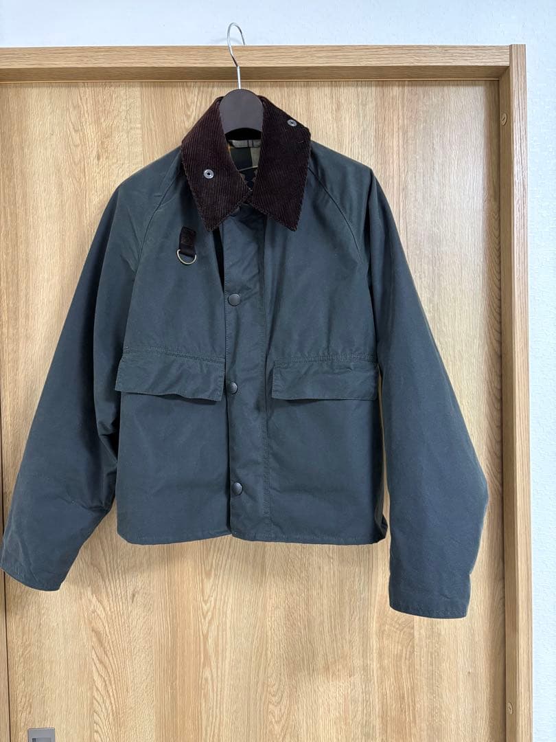 Barbour Spey oiled wax jacket sサイズ セージ - メルカリ