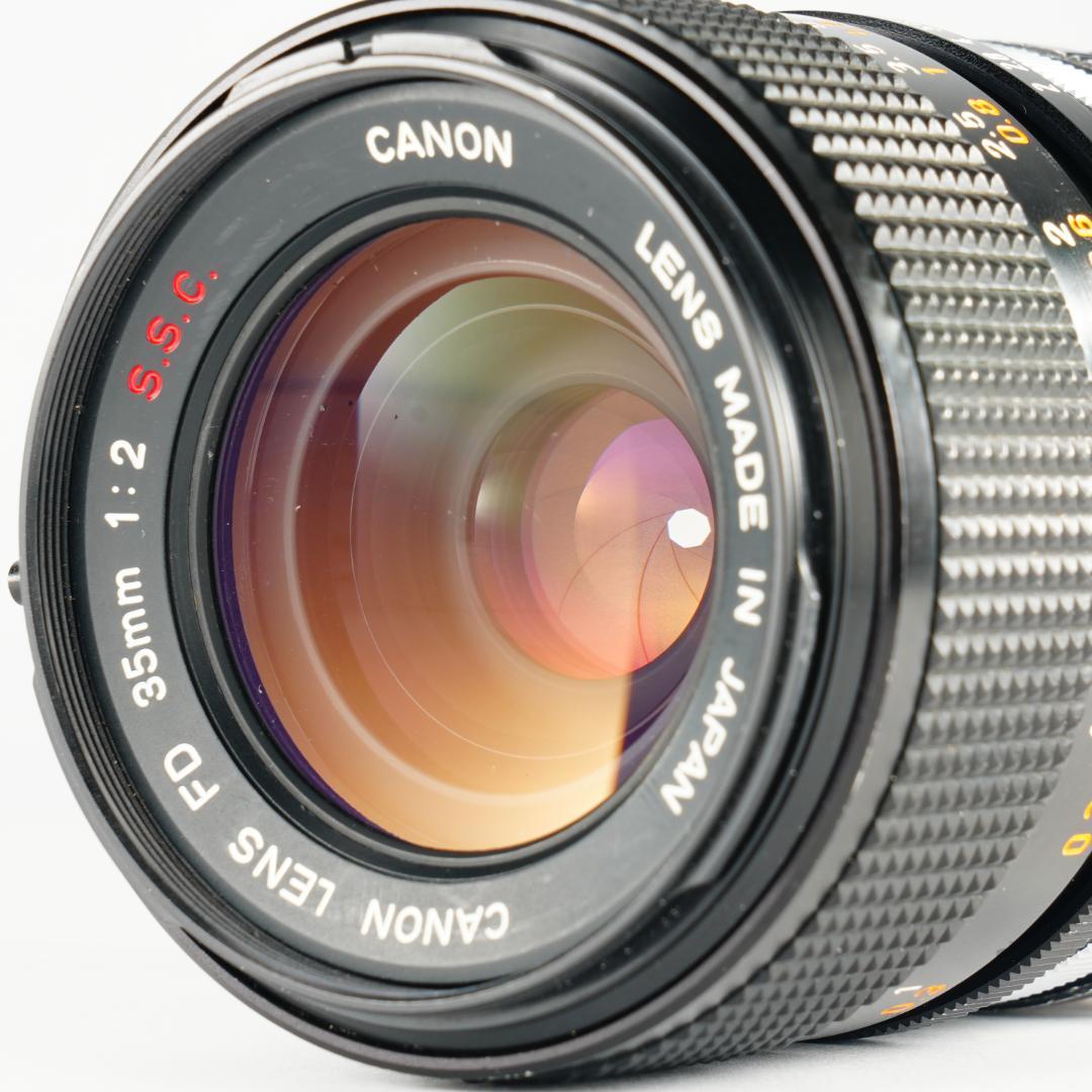 希少 Canon FD 35mm F2 SSC 凹 ○マーク 美品 164