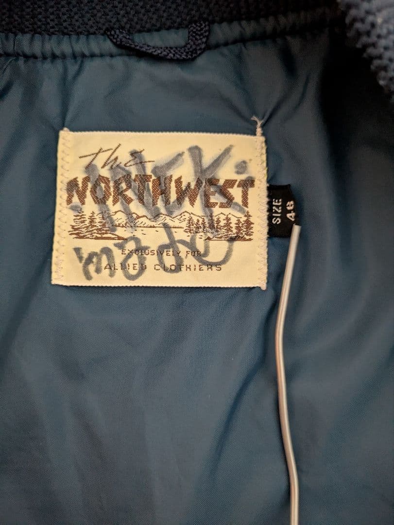 ダービージャケット THRASHER サイズ48 ネイビー