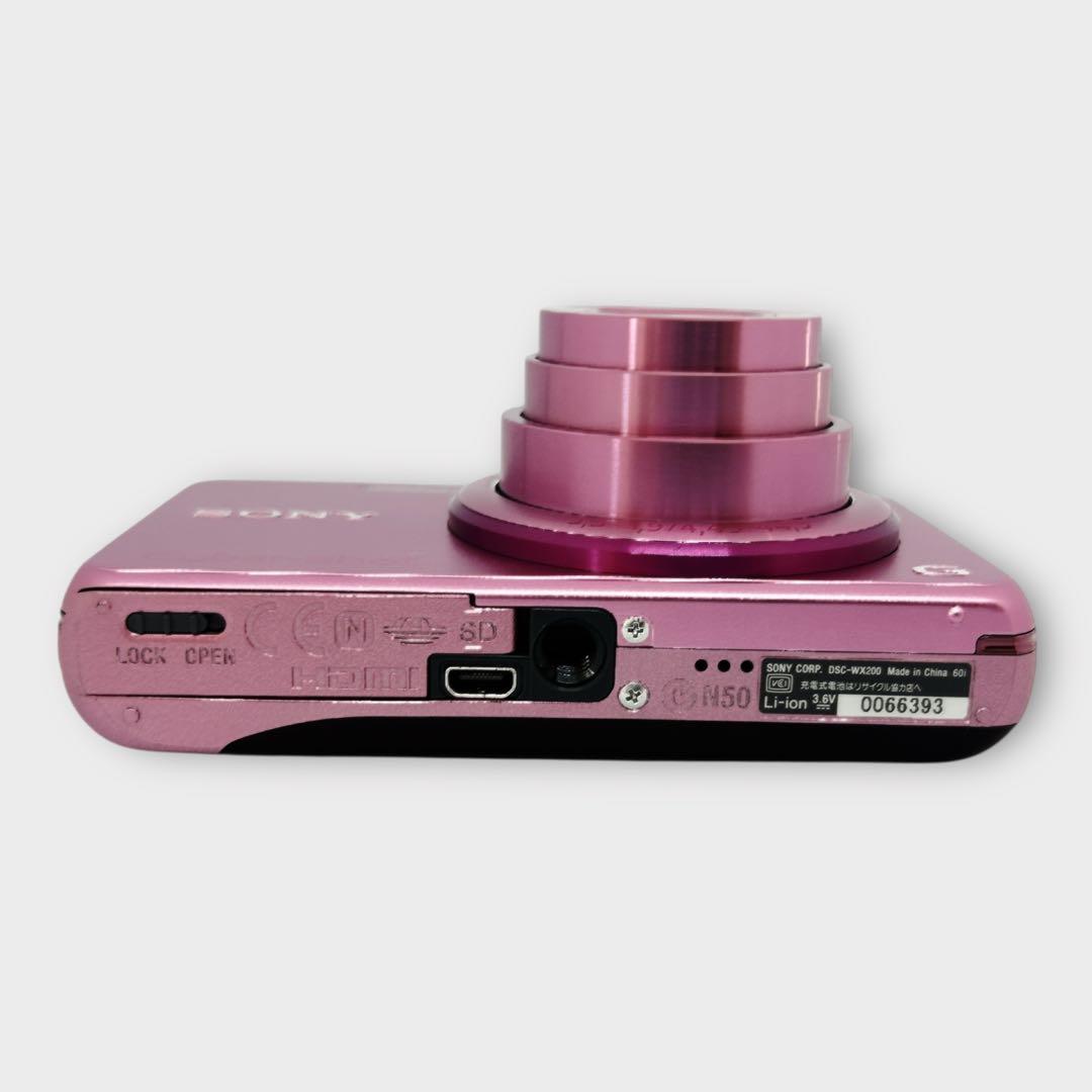 ソニー Cyber-shot DSC-WX200 ピンク SONY 箱【極美品】