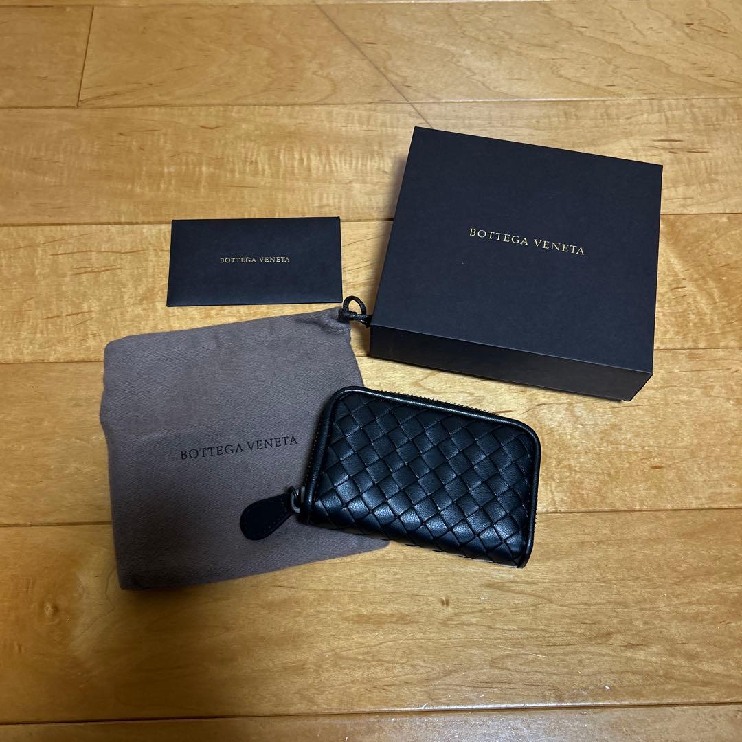 ボッテガヴェネタ　小銭入れ　財布　イントレチャート BOTTEGA VENETA（ボッテガ・ヴェネタ） イントレチャート ファスナー