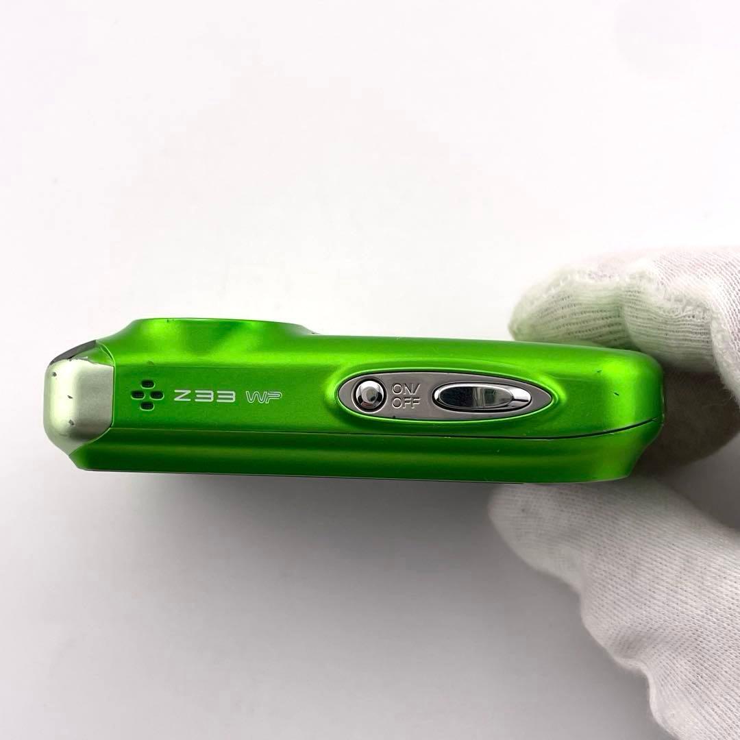 実写美⭕️【動作確認済】FUJIFILM 防水 FinePix Z33WP　緑
