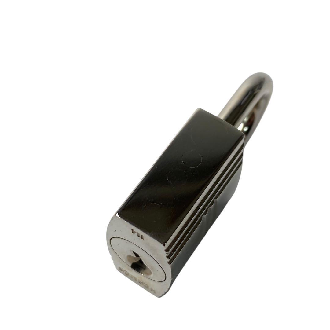 エルメスHERMES カデナ 南京錠 鍵2本 シルバー #114.