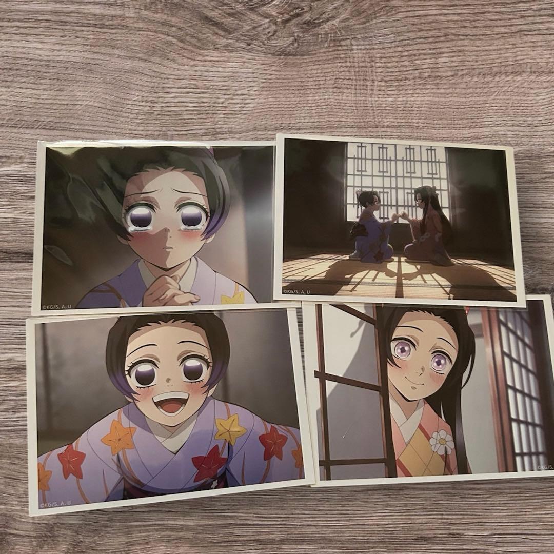鬼滅の刃 無限城編 ブロマイド 胡蝶しのぶ カナエ 4枚 姉妹 - メルカリ
