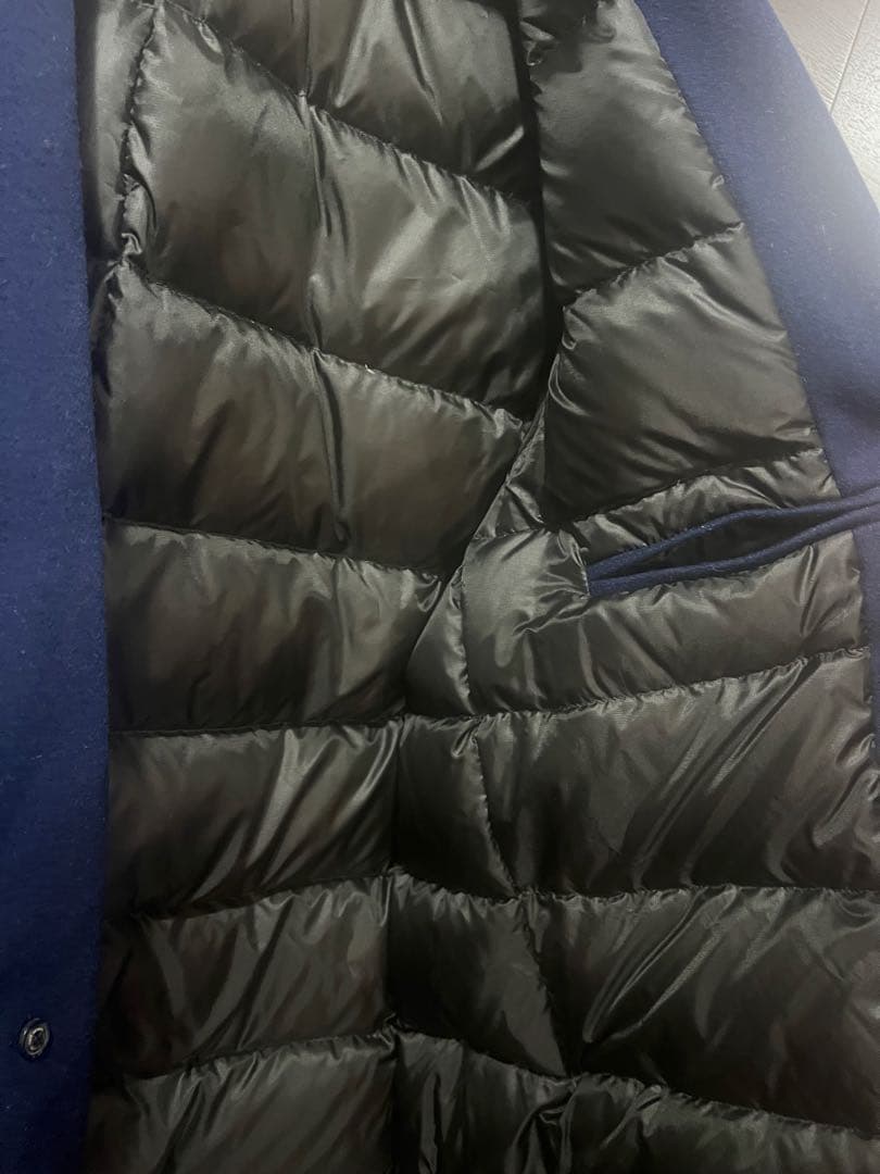 極美品】ケープハイツ ダウンチェスターコート ネイビー S（M〜L相当）