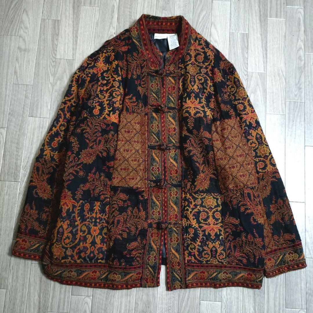 入手困難 90s WHITE STAG ゴブラン チャイナジャケット XL - メルカリ