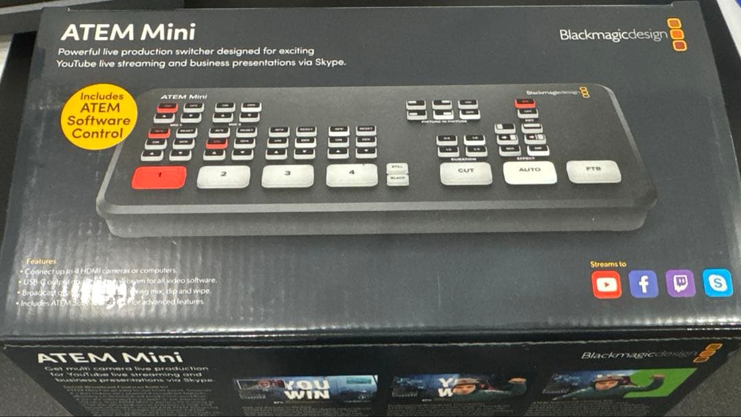 BlackMagic ATEM mini ライブプロダクションスイッチャー