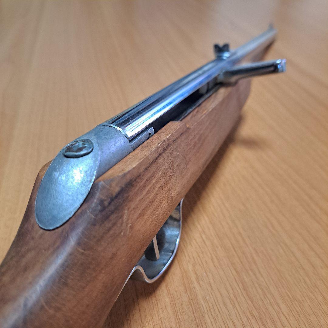 ナカヤシルバー 射的銃 コルク銃 縁日 露天 木製ライフル 昭和レトロ