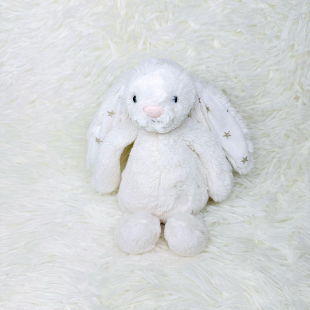美品 JELLYCAT Bashful Bunnyトゥインクルバニー ぬいぐるみ - メルカリ