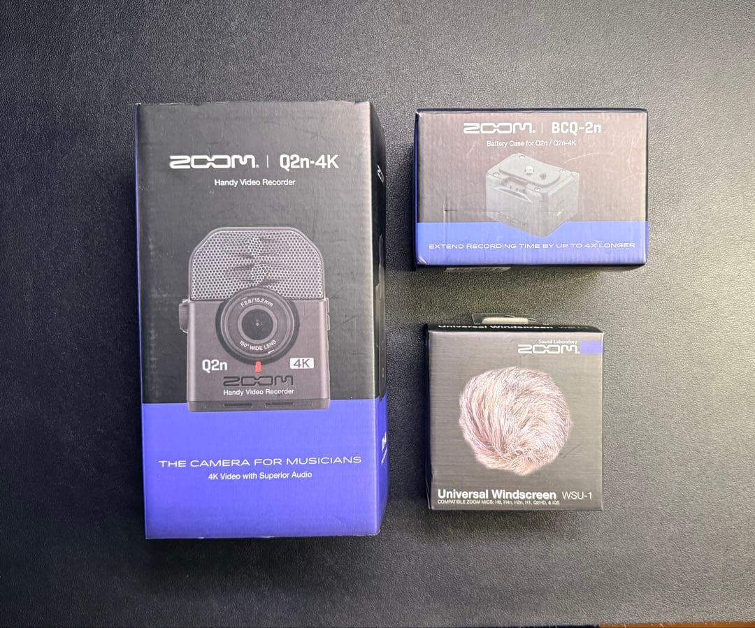 美品] ZOOM Q2n-4K フルセット WSU-1・専用ケース・箱説明書有 - メルカリ