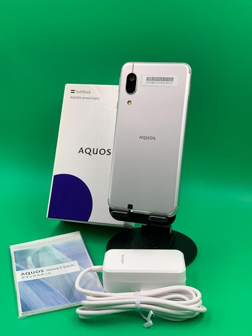 ★未使用 AQUOS sense3 basic SIMフリー Softbank◯ ムスビー｜AQUOS sense3 BASIC Softbank 版 利用制限【〇】 解除済(SIM