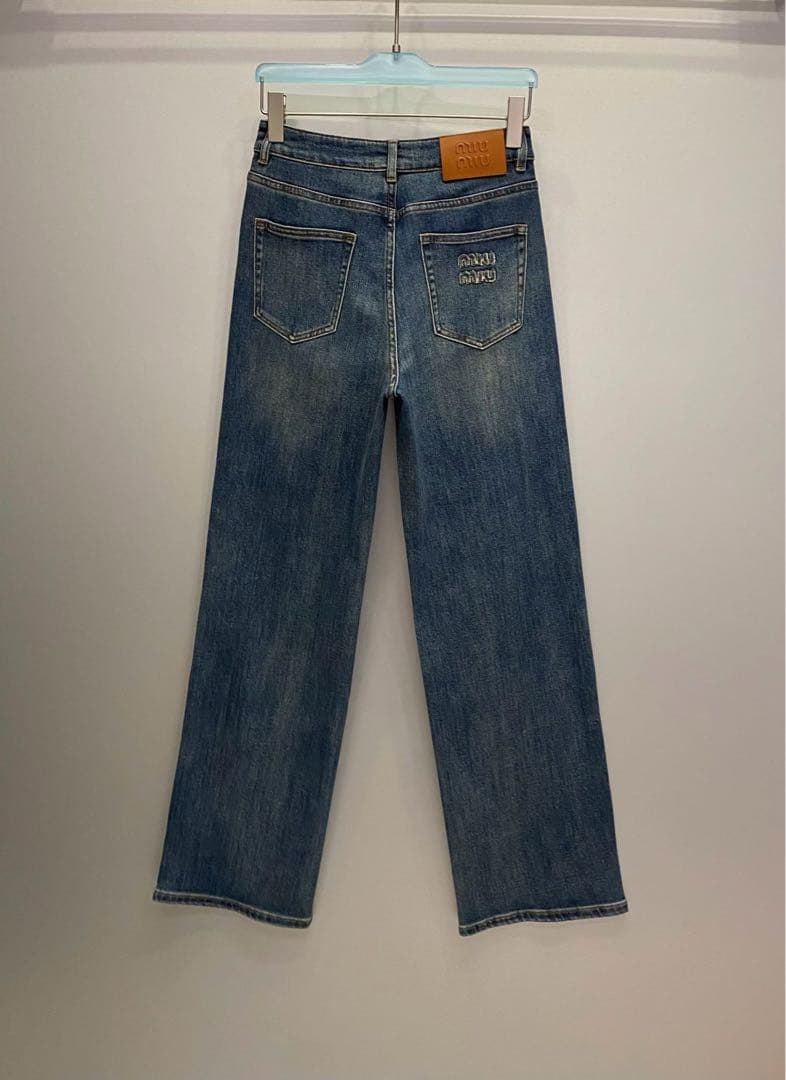 MIUMIUストレートデニムサイズ28