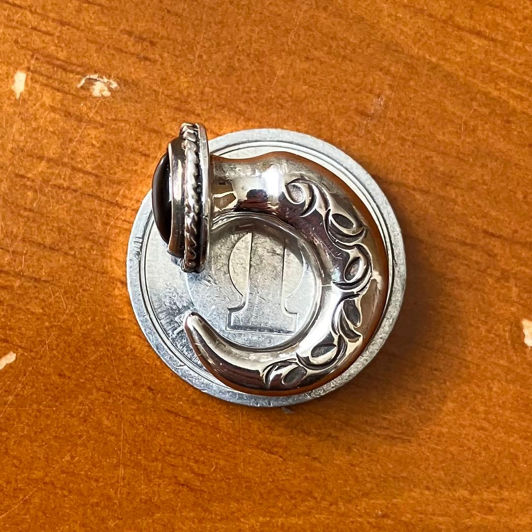 あるじゃん 6mm Stone ピアス AG FACTORY オニキス シルバー