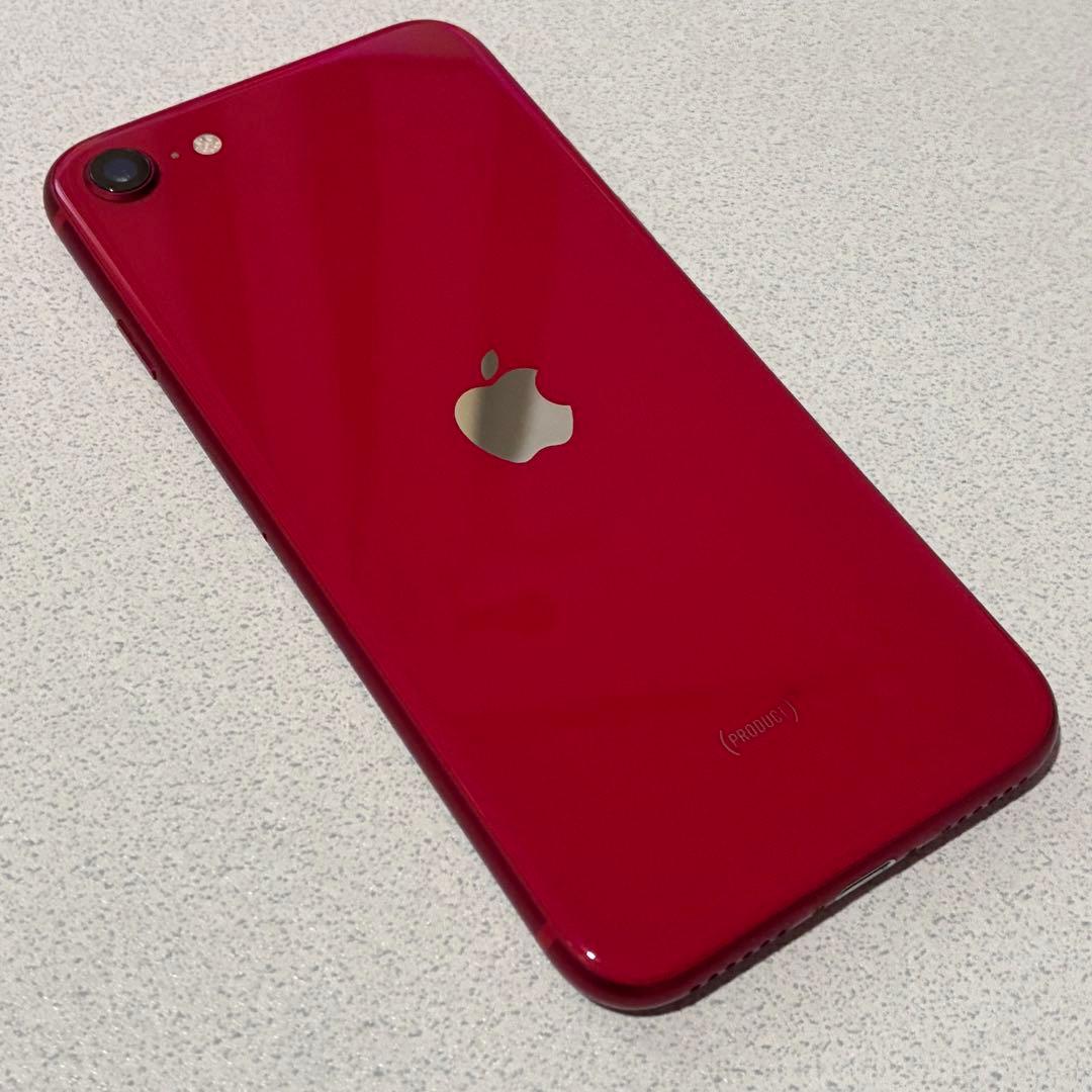 【美品】 iPhonese 2世代 レッド 128g