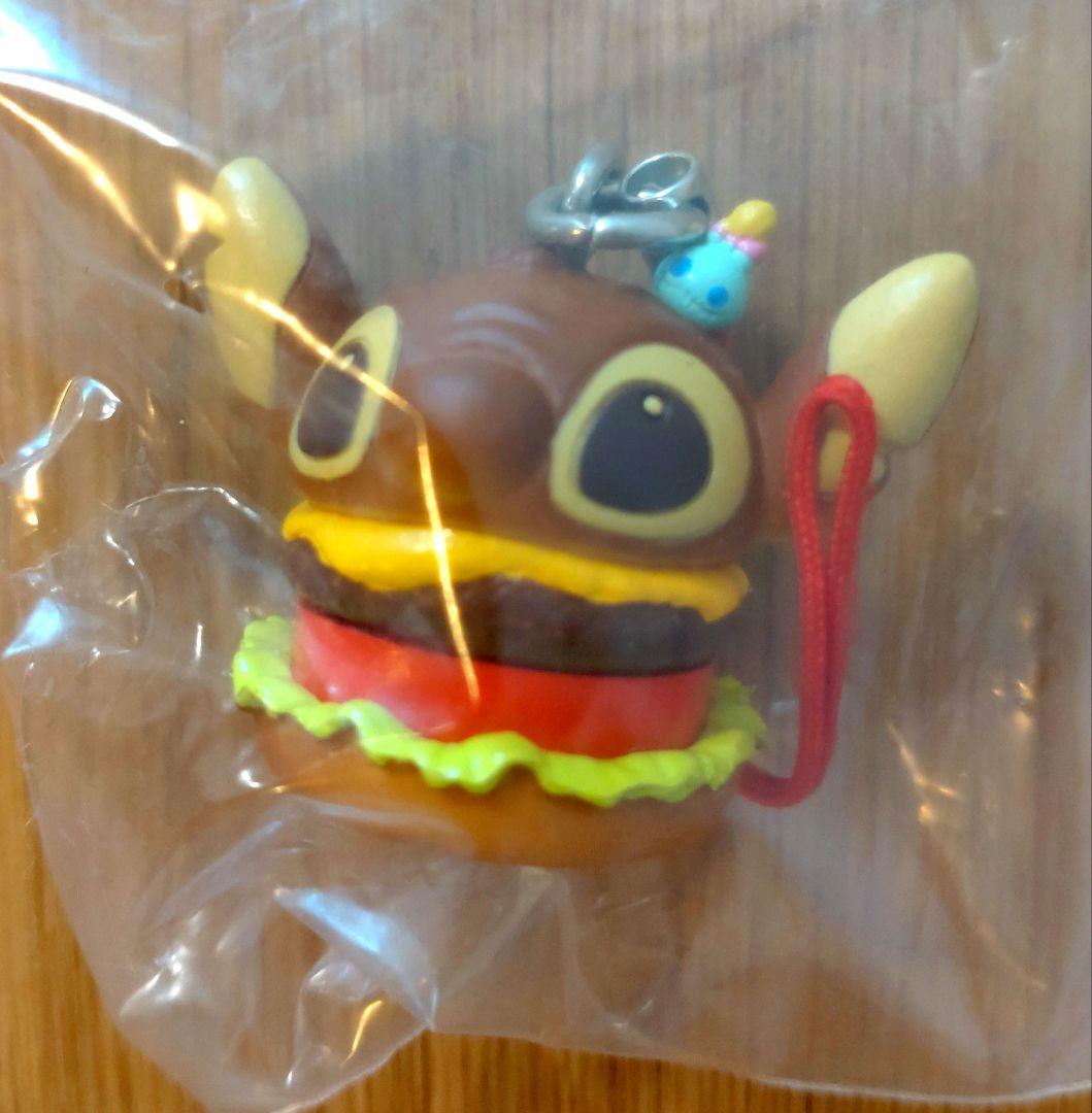 新品未使用未開封品 スティッチ ハンバーガーマスコット ストラップ