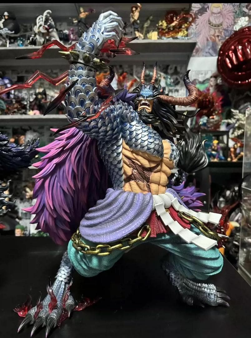 ワンピース 百獣のカイドウ 人獣型 フィギュア ガレージキット 塗装