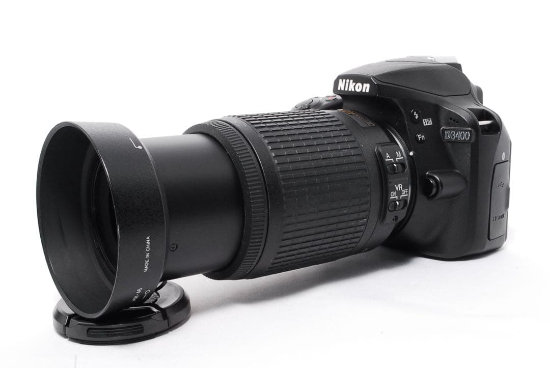 WiFi楽々転送◆Nikon D3400◆一眼レフカメラ◆すぐ使える◆高級レンズ