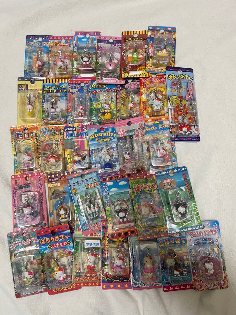 ハローキティ ファスナーマスコット　近畿地方32点セット ハローキティ ファスナーマスコット 近畿地方32点セット ハローキティ